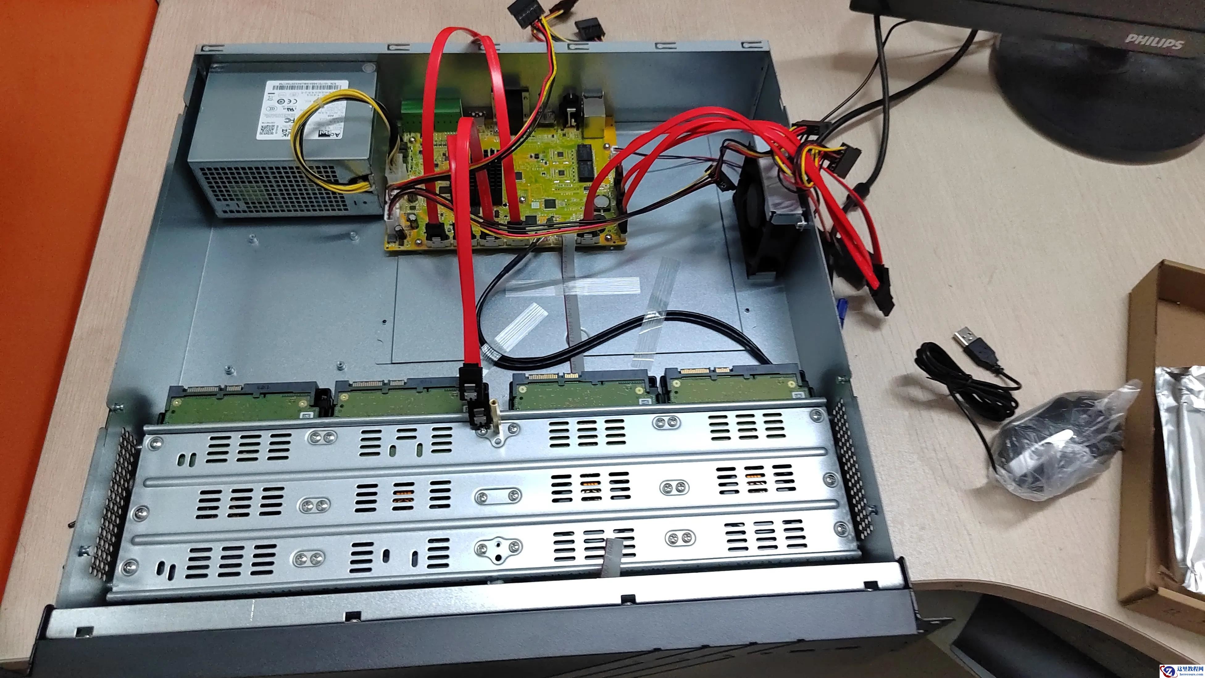 监控录像硬盘安装，录像硬盘格式化教程（监控录像机安装调试）