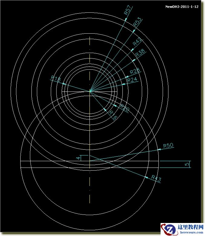 AutoCAD中式建筑模型烛台的画法