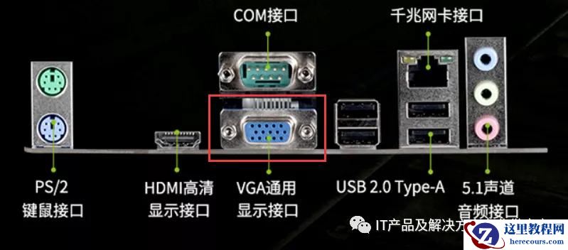 熟悉这些电脑显示器接口，在购买显示器的时候不至于买错了
