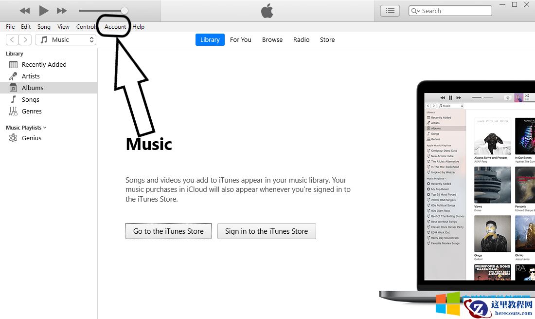 如何在iTunes上授权计算机