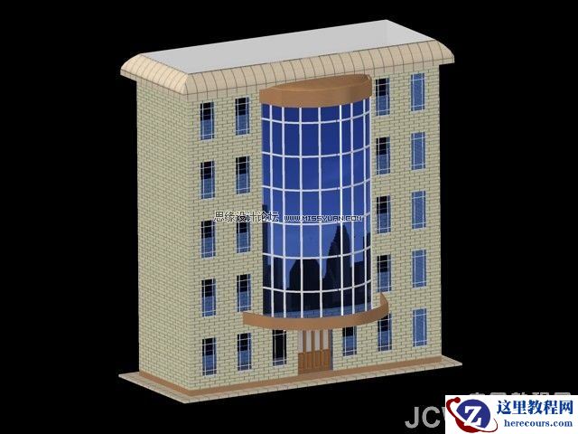 AutoCAD 2011教程:曲面命令创建楼房