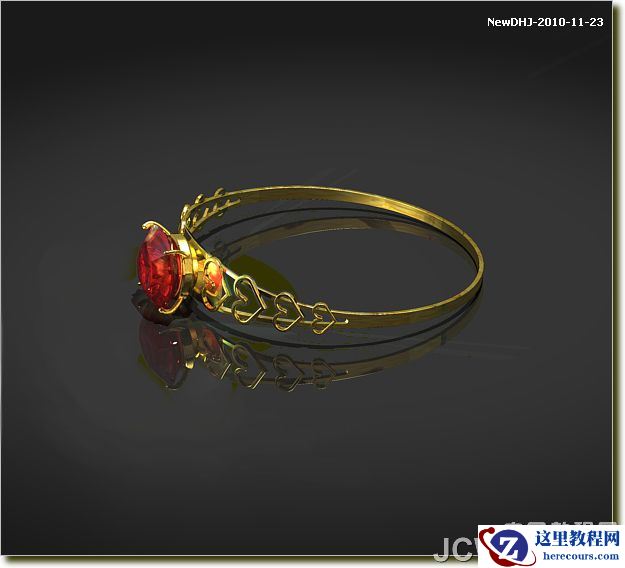 AutoCAD建模教程：绘制八心八箭的钻石