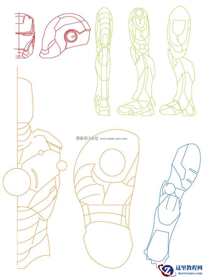 Maya建模教程:打造超级英雄钢铁侠