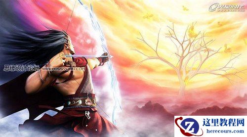 Maya教程：《后羿射日》3D效果制作解析