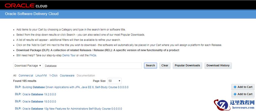Oracle 19C 下载和安装