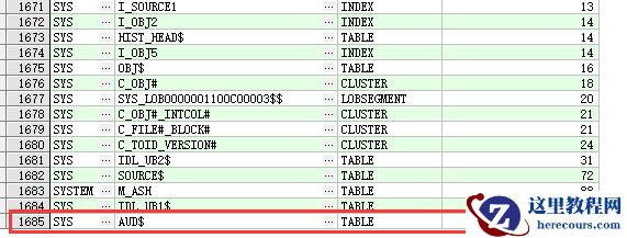 审计表 aud$ 清理