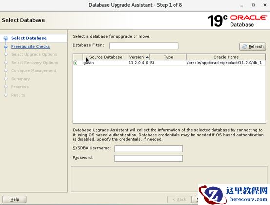 使用DBUA把数据库从11g升级到19c的non-cdb简示（单实例版）