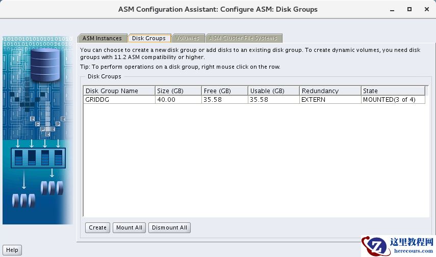 Oracle RAC+DG环境搭建（CentOS 7+Oracle 12C）(七） 配置ASM共享磁盘组