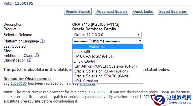 ORA-07445: exception encountered: core dump [kglic0()+774]