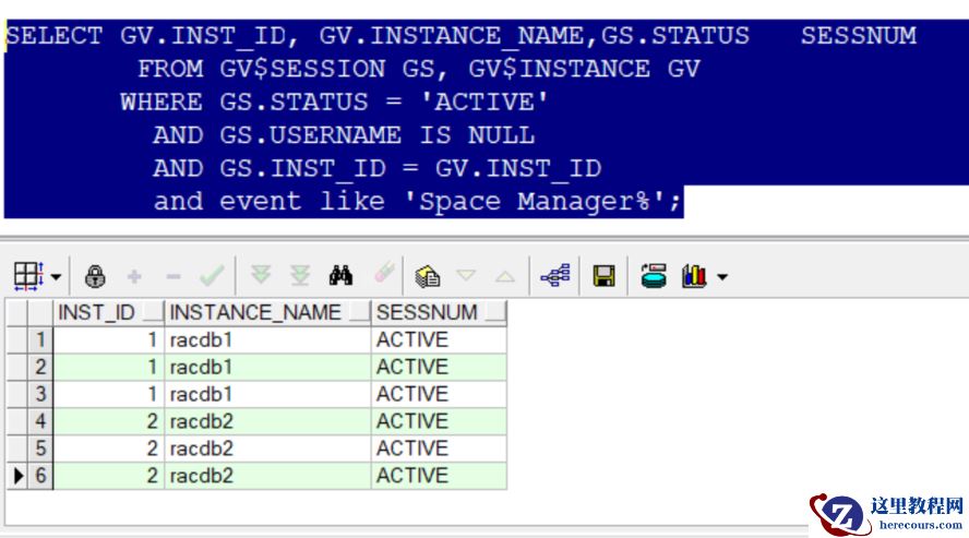 ORACLE 11g rac for linux升级到19c后台进程Space Manager:slave idle wait过多