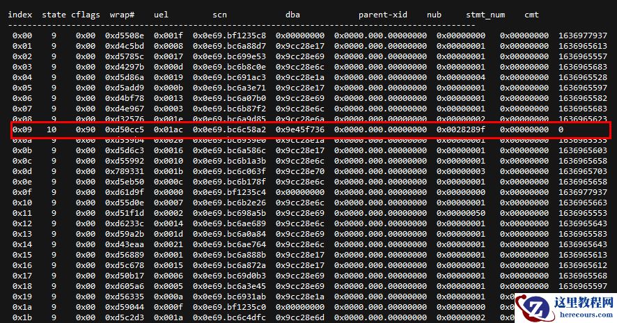 Transaction recovery: lock conflict caught and ignored