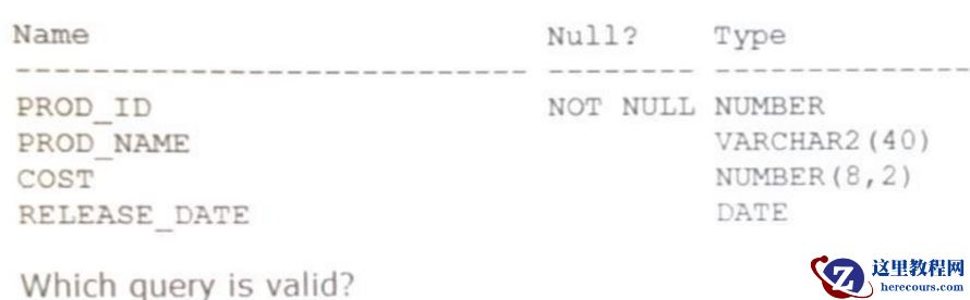 Oracle 19c OCP 1Z0-082认证考试题库1