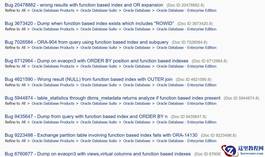 Oracle 19c中基于函数的索引