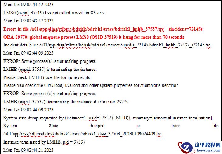 Oracle RAC的排障案例一则
