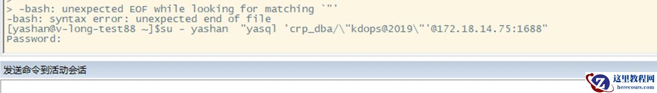 【YashanDB数据库】yasql登录有特殊字符@导致无法登录