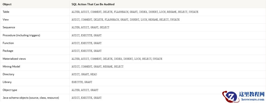 Oracle 统一审计- Best 实践五