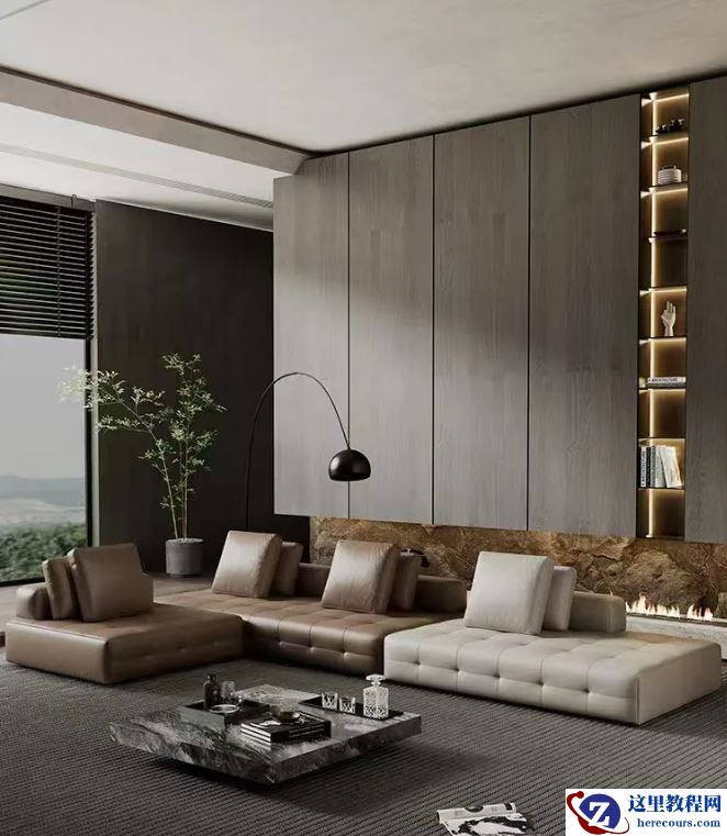 劳伦斯沙发，客厅里的绅士与奢华完美融合