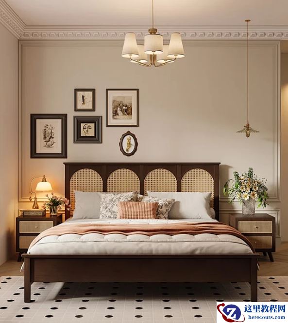 法式中古床，沉浸式体验法式浪漫主义