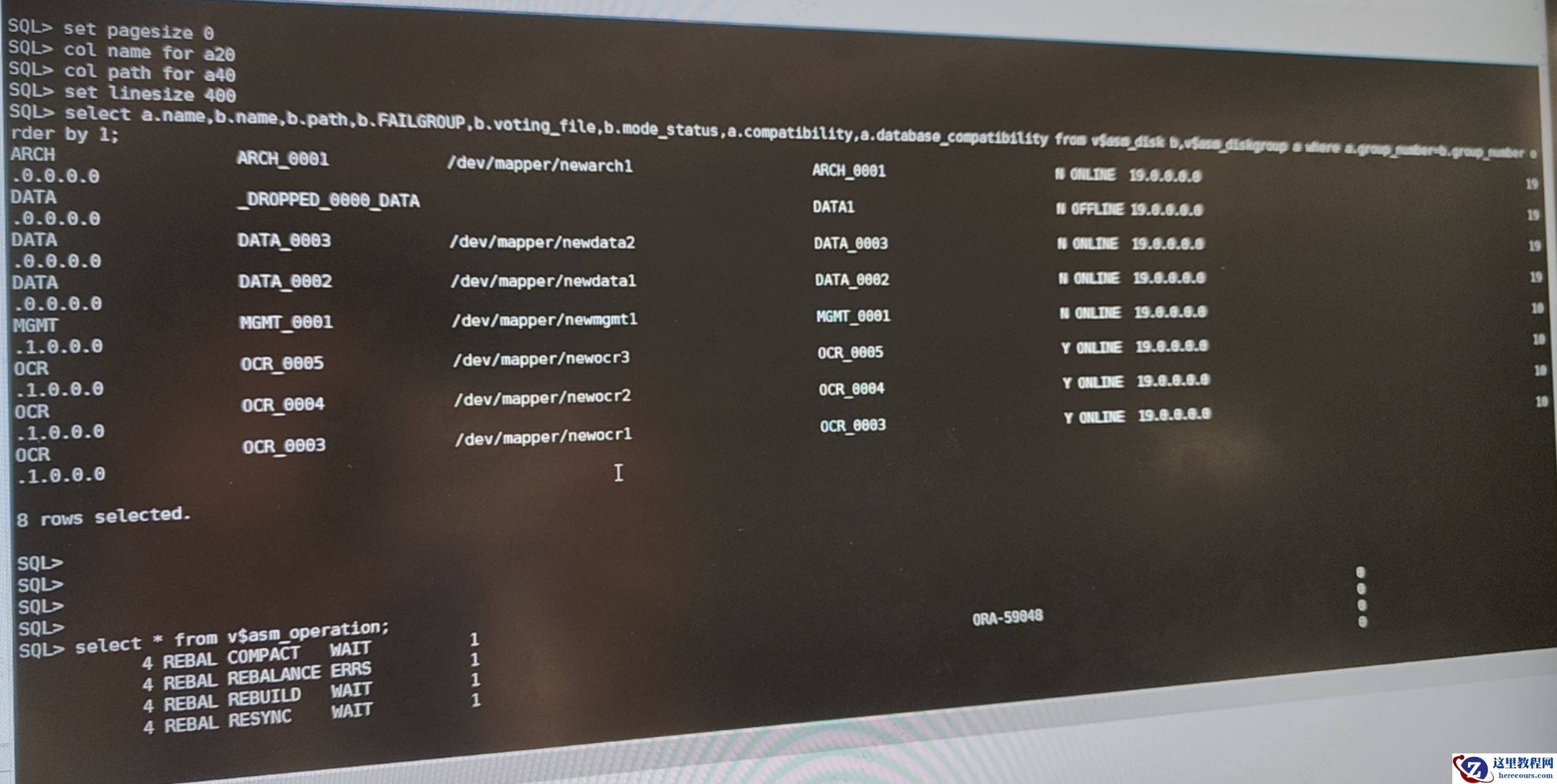 磁盘流转：19C RAC 环境下 + Normal ASM盘的 “旧去新来”