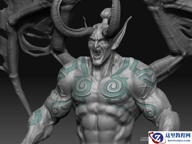 Maya制作华丽复杂的伊利丹教程