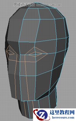 Maya建模教程：人头建模的详细教程