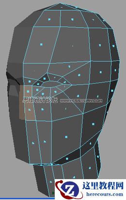 Maya建模教程：人头建模的详细教程