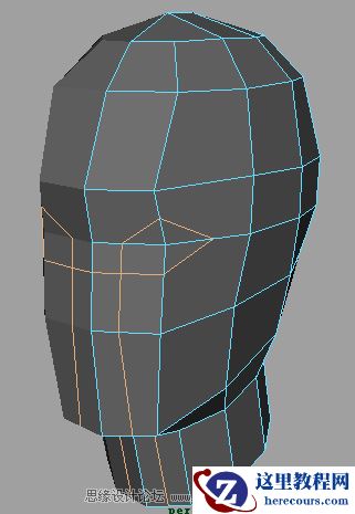 Maya建模教程：人头建模的详细教程
