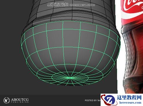 Maya建模教程：打造最逼真的可乐瓶子