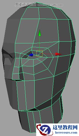 Maya建模教程：人头建模的详细教程