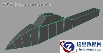 MAYA建模教程:F15战斗机建模