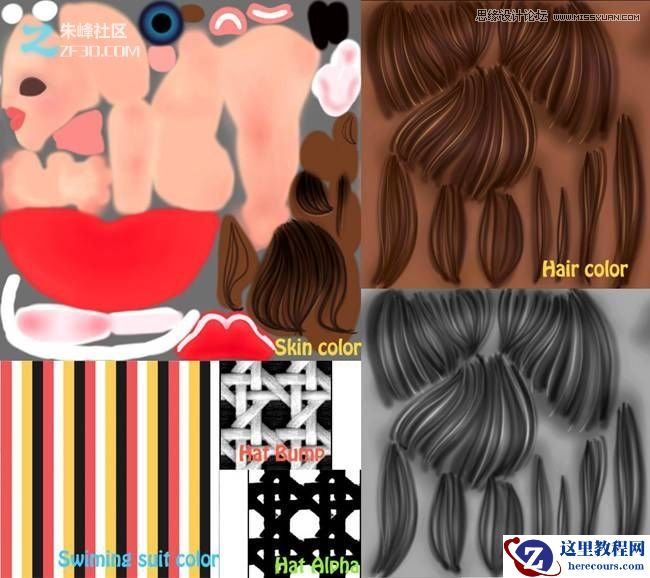 MAYA和MODO制作盛夏海边唯美的女孩