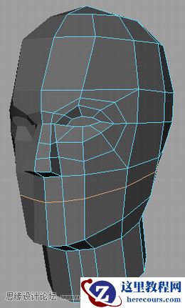Maya建模教程：人头建模的详细教程