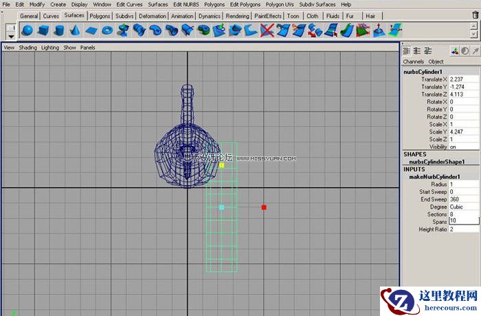 Maya建模教程:制作真实的恐龙