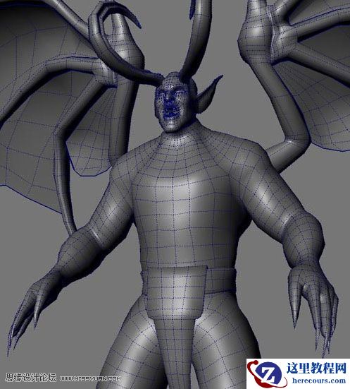 Maya制作华丽复杂的伊利丹教程