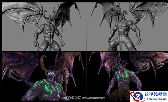 Maya制作华丽复杂的伊利丹教程