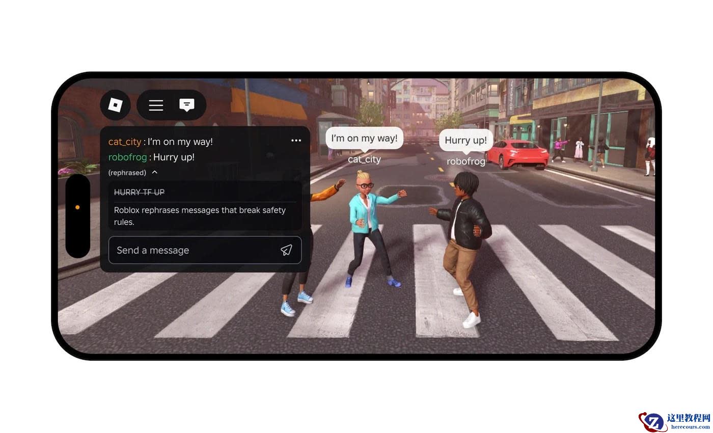 Roblox 推出 AI 聊天内容改写器，可实时过滤不当言论