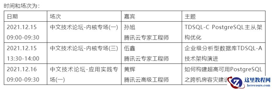 在PGConf.Asia-中文技术论坛，聆听腾讯云专家对数据库技术的深度理解