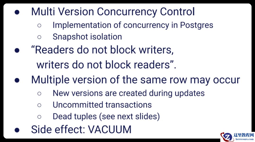 PostgreSQL术语简明指南