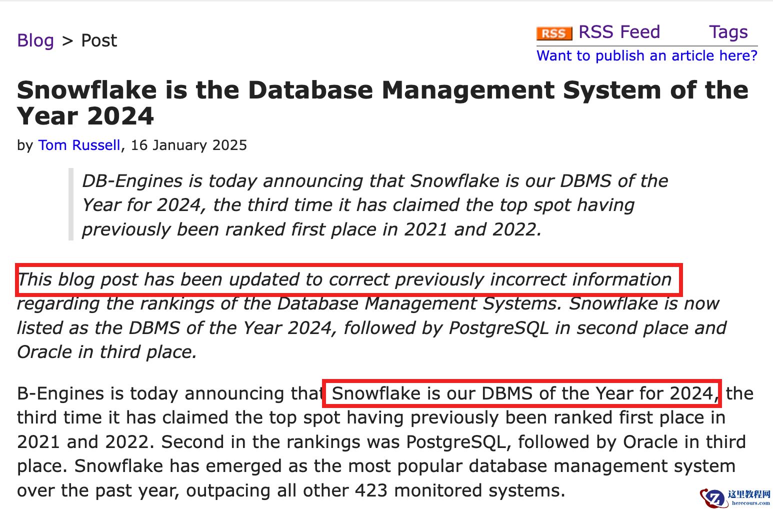 Snowflake归来，荣登2024年DB-Engines榜首