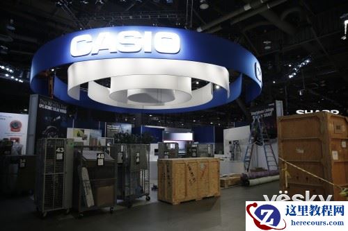 CES2015探馆：巨大Logo 探秘卡西欧展台