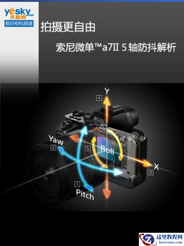 索尼微单™a7II内置5轴防抖解析 拍摄更自由
