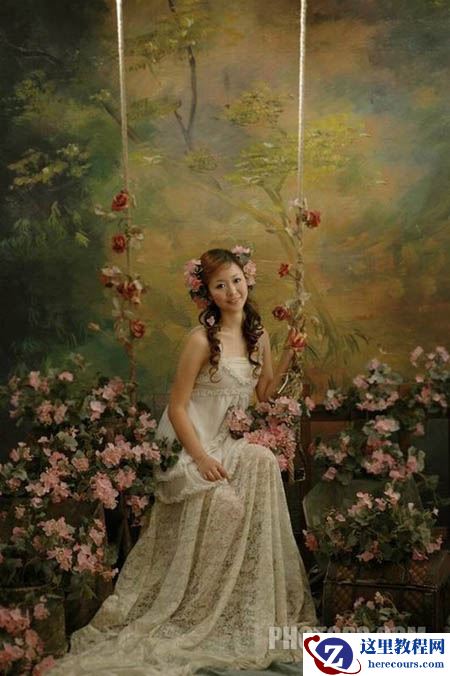 Photoshop加强人物清晰度调出温暖黄橙色调效果的照片