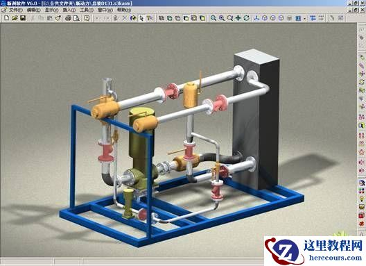 Solid3000软件自顶向下设计在管路方面的应用
