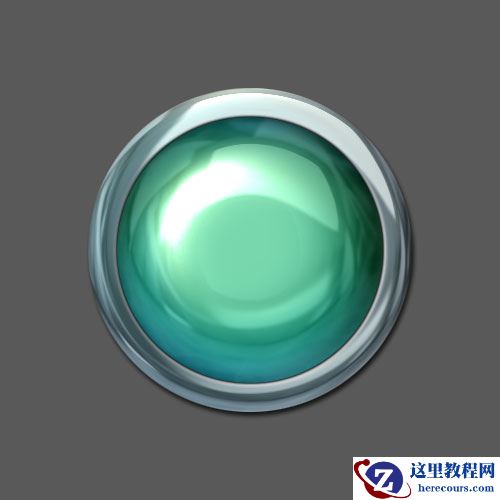 Photoshop滤镜制作高质感水晶按钮图标设计教程