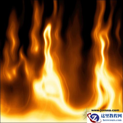使用Photoshop滤镜制作燃烧火焰效果教程
