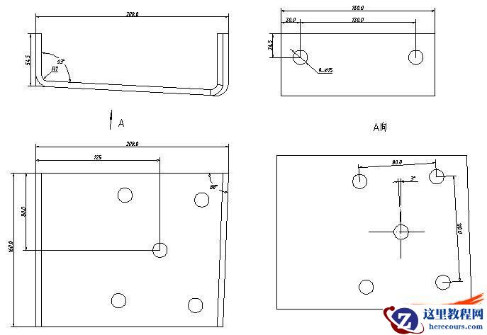Solidworks钣金功能在弯曲件展开中的应用