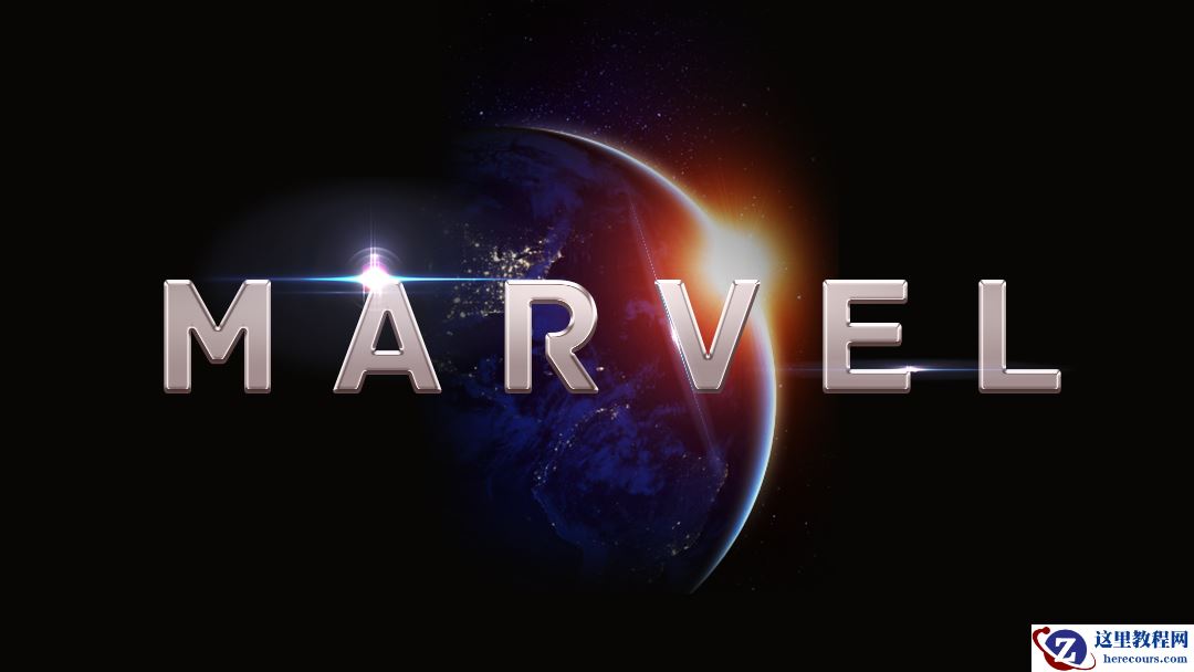 Photoshop制作金属质感的科技艺术字设计教程