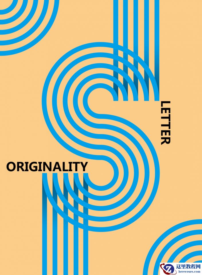 Photoshop制作立体感的创意文字海报设计教程