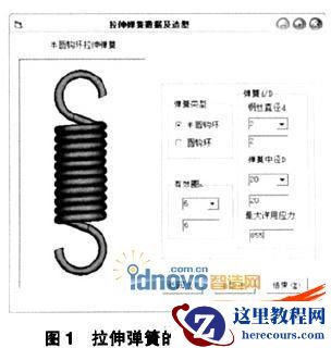 圆柱螺旋的尺寸驱动方式弹簧参数化设计研究