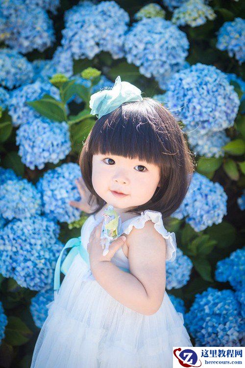 使用LR不改变整体色彩调亮儿童面部肤色教程